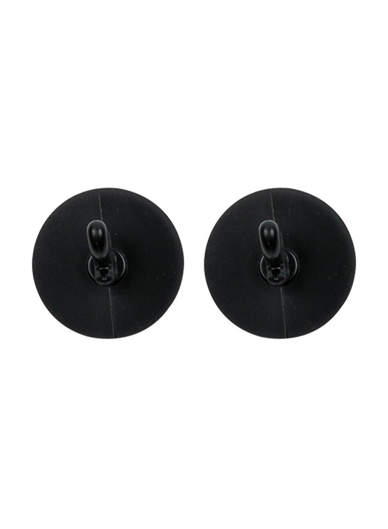Plastic Hook 2 Pcs black - Image 1