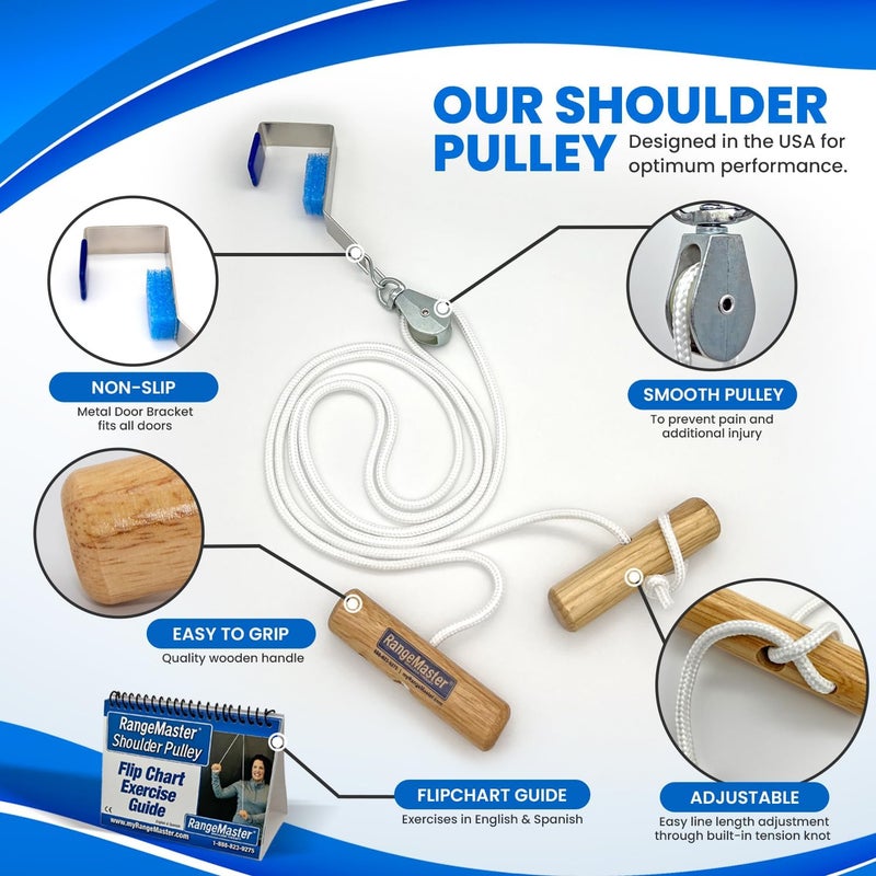 RangeMaster All in one Shoulder Strengthening and Home Therapy Pro Kit │ Physical Therapy Tool │ Aids in Recovery and Increasing Mobility │ Comprehensive Exercise Guide - Image 3