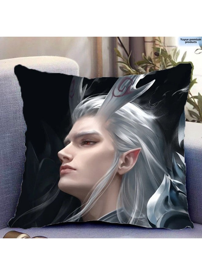 What Kind Of Pillow Around What Kind Of Pillow What Kind Of Magic Boy 2 Sea Ao Bing Ao Guang Ao Leap Shen Male Leopard Animation Gift Can Be-Specifications:16-Color:40*40cm (small Size)-bright Satin