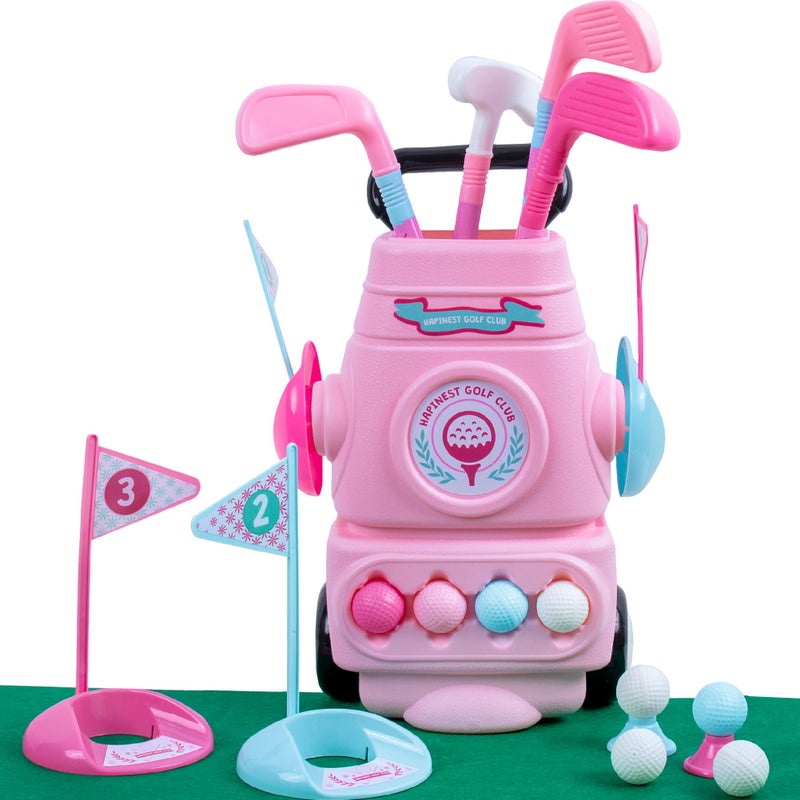 Hapinest Toddler Girl Golf Set Pink - Image 2