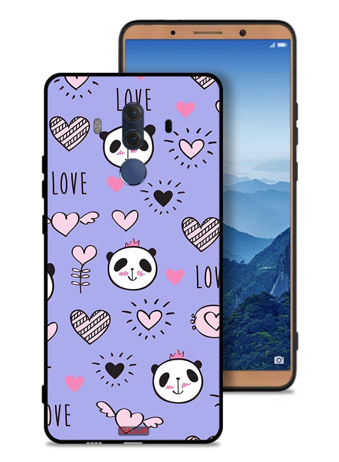 Tolwak Huawei Mate 10 Pro Protective Case Cover Love And Panda Doodle - Image 1