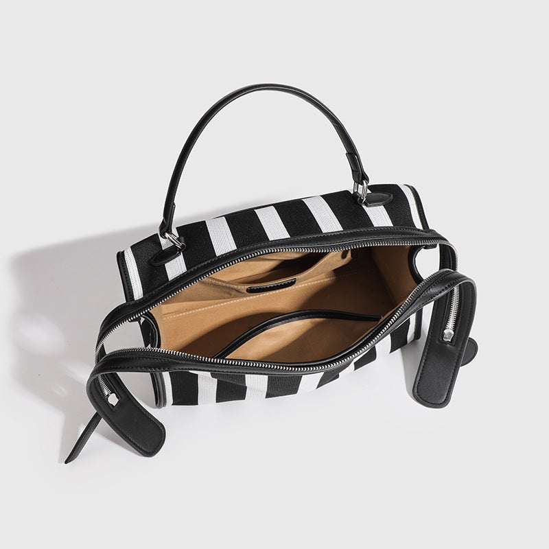 Backpack New Fly Weaving Boston Bag Women'S Shoulder Crossbody Handbag Pillow Bag Commuter Tote Underarm Bag - Image 5