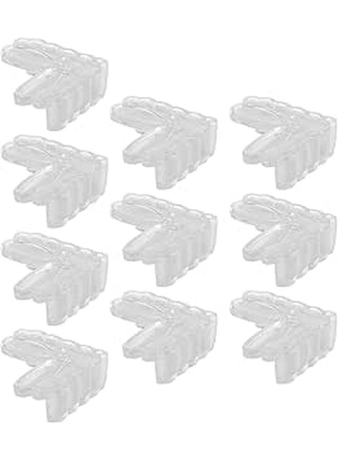 Soft Corner Protectors 10 Pcs Furniture Edge Guards Table Desk Bumpers Safety Cushions - Image 1