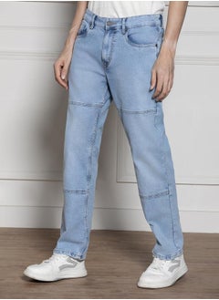 Dennis Lingo Men’s Relaxed Fit Light Blue Jeans – Stylish and Flexible  - Image 5
