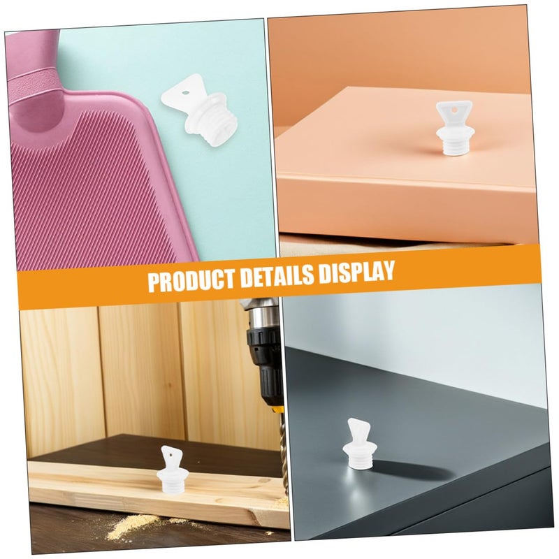 4pcs 2.1cm Inner Diameter Plastic Sealing Plugs Hot Water Sack Cap Replacement Set Leak Prevention - Image 4