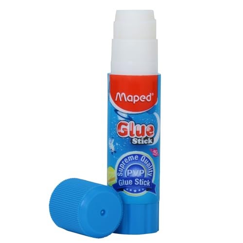 Maped Glue Sticks PVP X15gm - 5pcs|Long Lasting And Non-Toxic|PVP Formulation|Supreme Quality |Strong Adhesion|Safe For Children|Ideal For Sticking Paper items. - Image 2