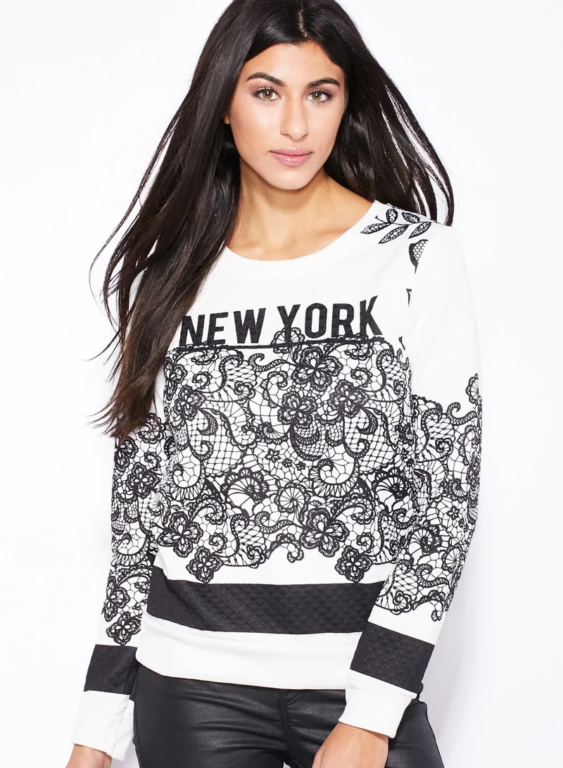 Ginger Printed Sweatshirt