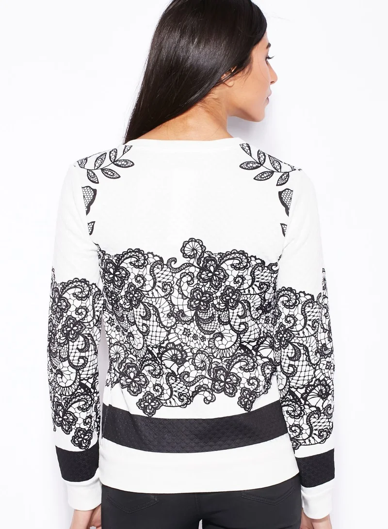 Ginger Printed Sweatshirt