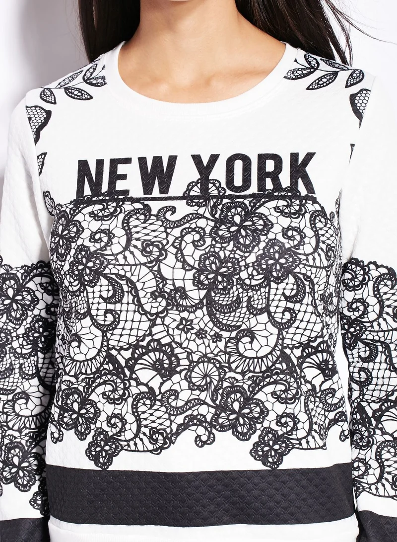 Ginger Printed Sweatshirt