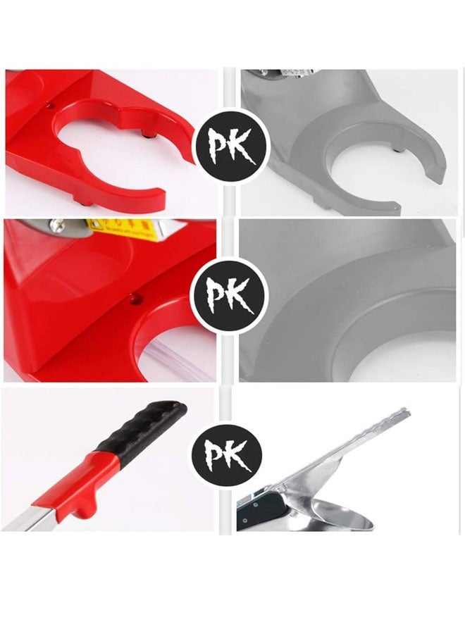 Beauenty Ice Crusher, Electric Snow Cone Machine, Stainless Steel Double Slot Double Knife & Double Coverdesign, for Commercial Snow Flake Ice Milk Shop Household High-Power Ice Beater Mixer - Image 2