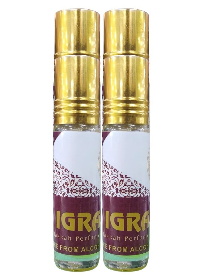 Perfumes 4 Pieces Igra Makkah Perfume Oil 12ml - Image 1