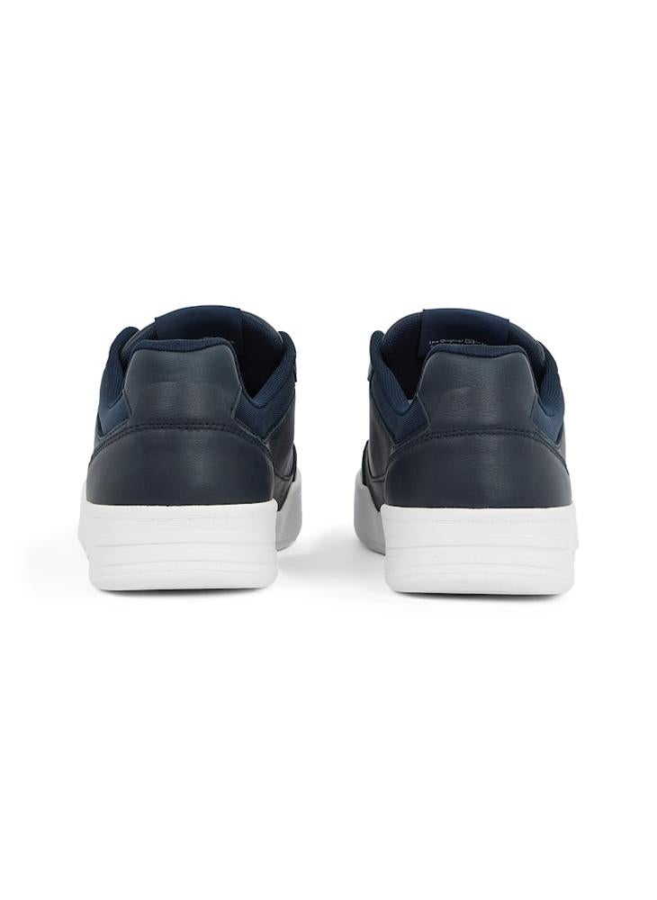 TOMMY JEANS ESSENTIAL LEATHER LOW TRAINERS  - Image 3