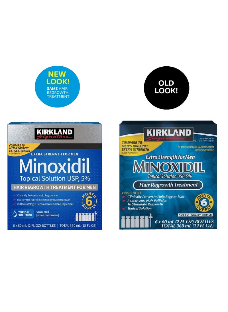 Kirkland Signature - 6-Piece Minoxidil Hair Regrowth Treatment - Image 1