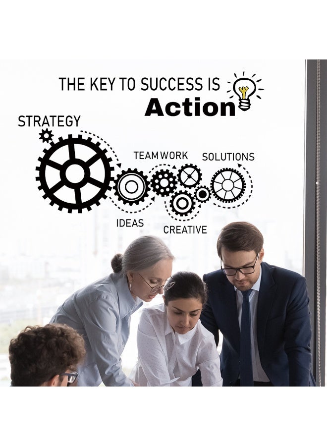 SISGL ملصقات جدارية بنمط ظلال إبداعية عبارات تحفيزية باللغة الإنجليزية فن الجدران ديكور جدارية هندسية بسيطة ورق جدران قابل للإزالة ملصقات جدارية لغرفة الأطفال غرفة المعيشة خلفية التلفاز غرفة النوم والمكتب - Image 5