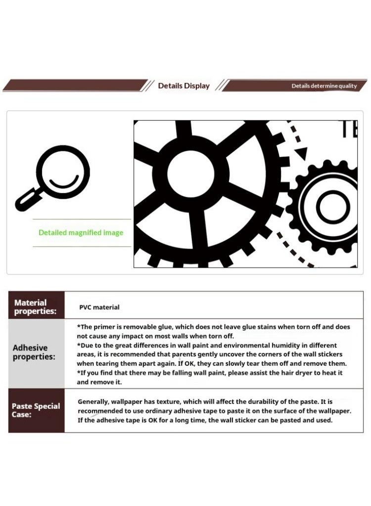 SISGL ملصقات جدارية بنمط ظلال إبداعية عبارات تحفيزية باللغة الإنجليزية فن الجدران ديكور جدارية هندسية بسيطة ورق جدران قابل للإزالة ملصقات جدارية لغرفة الأطفال غرفة المعيشة خلفية التلفاز غرفة النوم والمكتب - Image 3