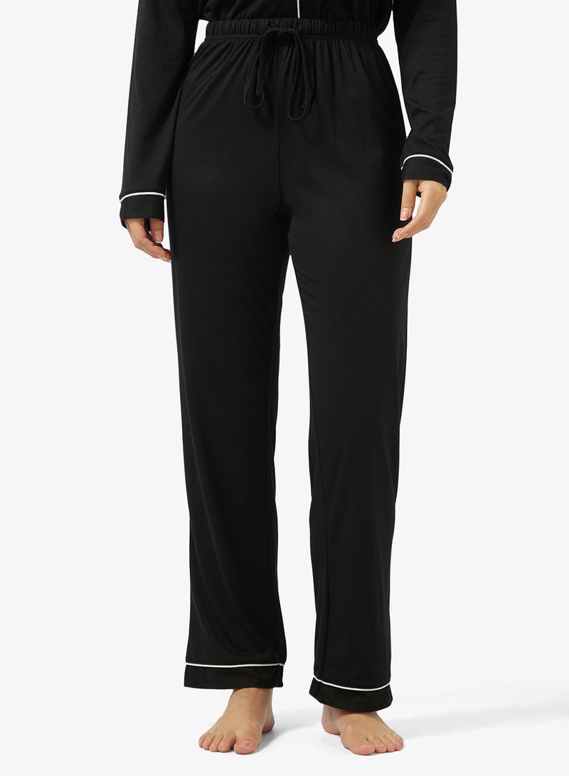 جينجر طقم بيجامة وقميص بأزرار بلمسة ناعمة - Image 4