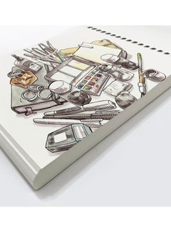 ROBUST Robust 400 series A3 (11.75"x16.5") Sketchbook 100 Pages Sketch Pad 180gsm Drawing Notebook Dry and Wet Media Drawing Book For Kids Spiral Bound Artist Sketch Paper Acid-Free Art Book  - Image 4