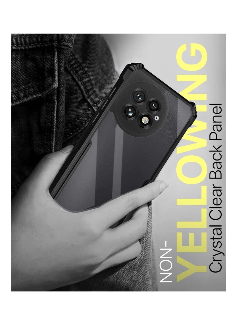 Wtech - OnePlus 13 5G 2024 Hybrid TPU Silicone with Raised Armour Bumpers Slim Case Cover - Black - Image 1