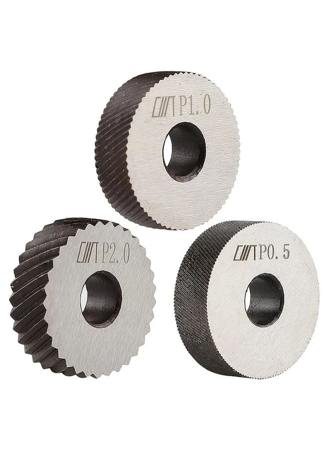 7 Piece Mesh Wheel Knurling Tool Holder Set Manual Thread Rolling Tools 0 5mm 1mm 2mm Pitch - Image 5