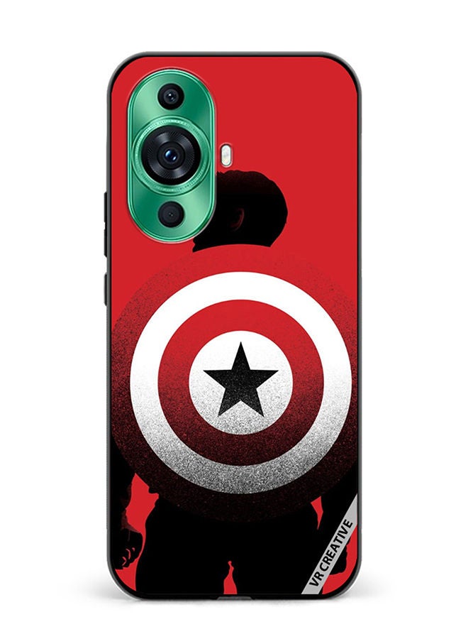 VR CREATIVE Protective Case Cover For Huawei nova 11 Captain America Design Multicolour - Image 1