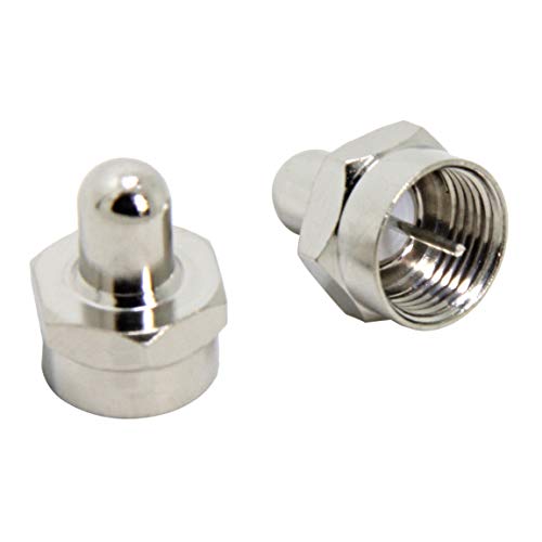RFAdapter Coax Cap Cover, 75 Ohm Terminator, 10 Pack, Coax Terminator Caps for Ports on Splitter, AMP, Coaxial Cable, TV Antenna, Wall Plates, Booster - Image 2