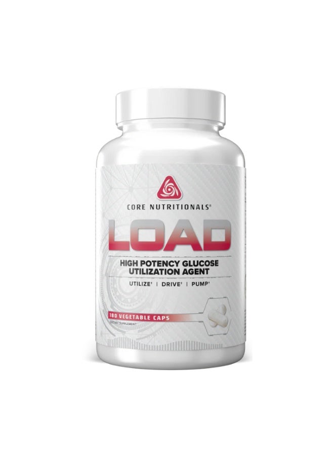 LOAD High‑Potency Glucose‑Disposal Agent (GDA), Carb Utilization & Lean‑Mass Support Supplement -180 Capsules