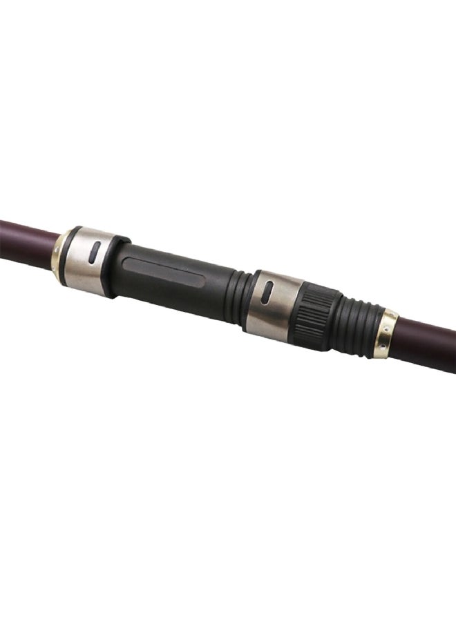 Generic Carbon and Fiber Glass Lightweight Comfort Grip Telescopic Fishing Rod Black 2.1 m TL-201 - Image 2