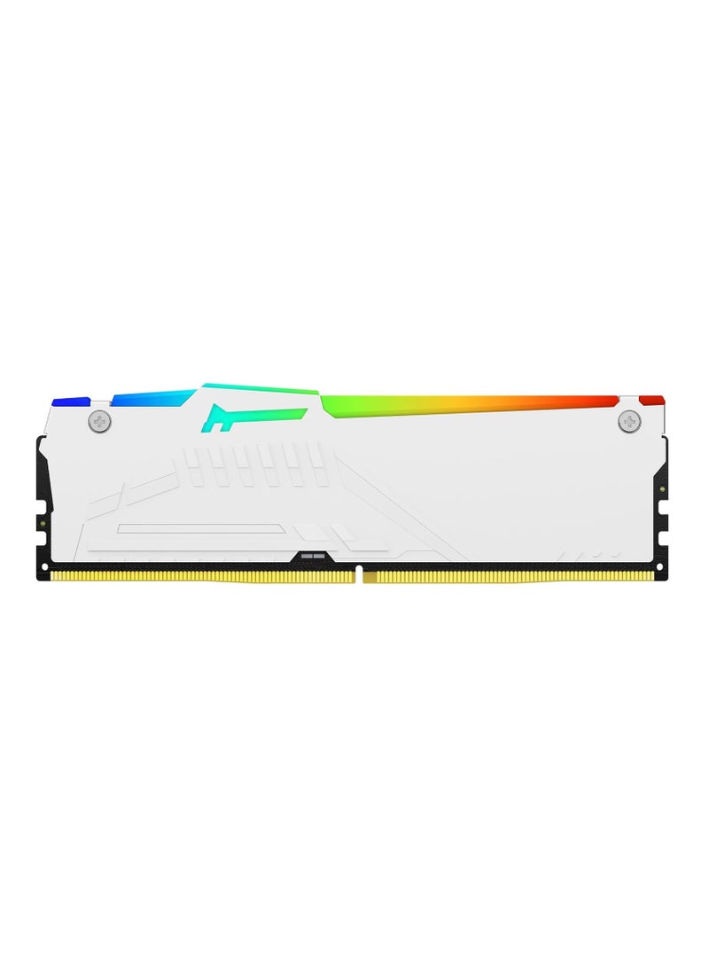 Kingston Fury Beast White RGB XMP 32GB 6400MHz DDR5 CL32 DIMM Desktop Gaming Memory Kit (2 x 16GB) - KF564C32BWAK2-32 | - Image 3