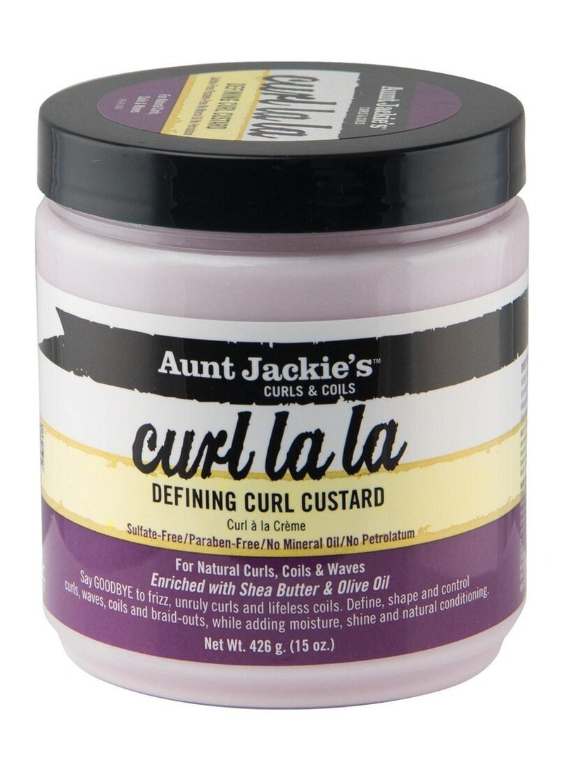 Aunt Jackie's - Aunt Jackie's Curl La La Defining Curl Custard for Natural Curls & Coils – 426g (15oz) - Image 1