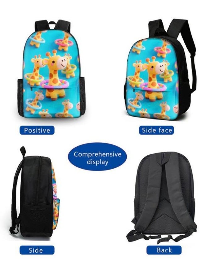Bright Li Fire [Hot New Product] Cute Cartoon Bag Set | Shoulder + Handbag + Pencil Bag Three-piece Set | Essential for Children and Students Outdoors - 64  - Image 3