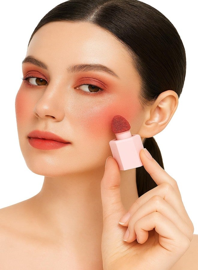 HUDA GIRL 6PCS LIQUID BLUSH SET - Highly Pigmented, Long Lasting Blusher for Lip and Cheek Tint Smooth Texture blush for women & girl - Image 4