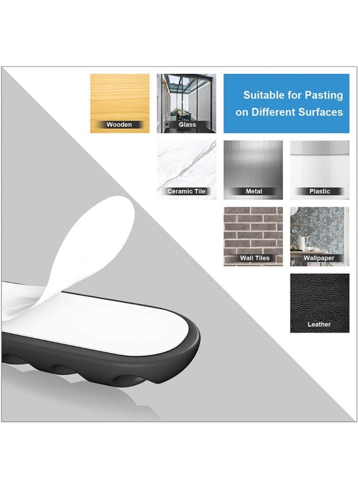 KINGMAZI Management Organizer Kit with 4 Cable Sleeve Split, 10 wire clips slots，10 Self Adhesive Cable Clips Holder,  200 Nylon Fasten Cable Ties for TV Office Car Desk Home - Image 3