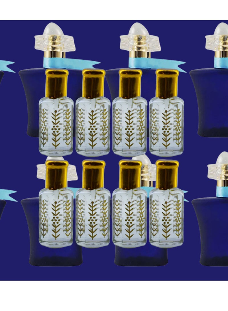 8 Pieces Blue Lady Essential Oil For Women Original Clear 12 Ml