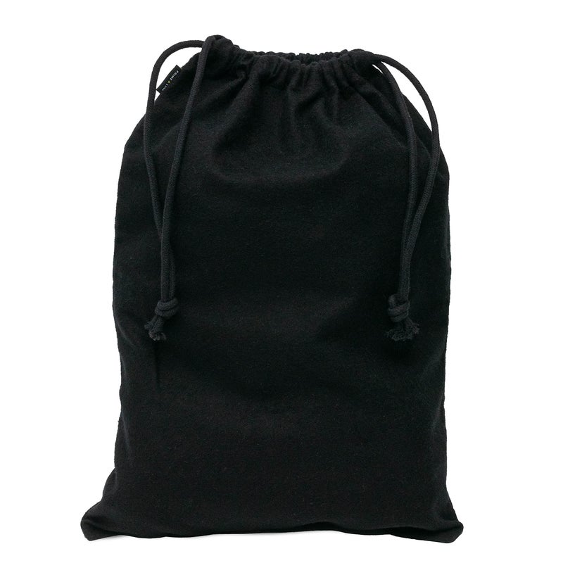 ZENPAC Shoe Bags for Storage, Black Duster Flannel Drawstring Pouch, Washable Breathable Cotton Fabric Cloth for Boots, Travel, Luggage, 12x17, 2 Pack - Image 4