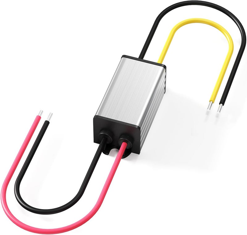 Cocar DC 24V to 12V DC down converter, 5A/60W power supply adapter, voltage changer, reducer regulator for car to car to truck, boat solar system, etc. (accepts DC15-40V inputs) - Image 1