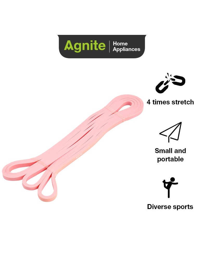 Deli Agnite Er251-Pk Resistance Band – 2080Mm Heavy-Duty Elastic Band, 15 Lbs Strength, 4X Stretch, Portable & Durable For Pull-Ups, Strength Training, And Yoga.  - Image 1