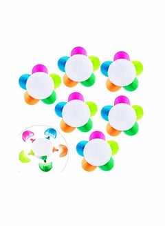 Petals Highlighters, Flower Shape Watercolor Highlighter Pens, 5-In-1 Fluorescent Pens for School Office Stationery Supplies, 5 Assorted Colors (6 Pieces)
