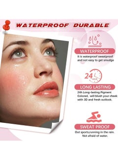 IKZEE Tinted Multi Stick for Cheeks Eyes and Lips Moisturizing Cream Blush Makeup Blush Stick with Long Lasting Color Waterproof Creamy Makeup Blush Moisturizer Stick Face Blush 19g 03  - Image 5