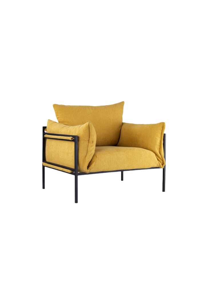 Woplek yellow sofa chair - Image 1