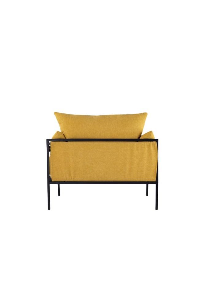 Woplek yellow sofa chair - Image 4