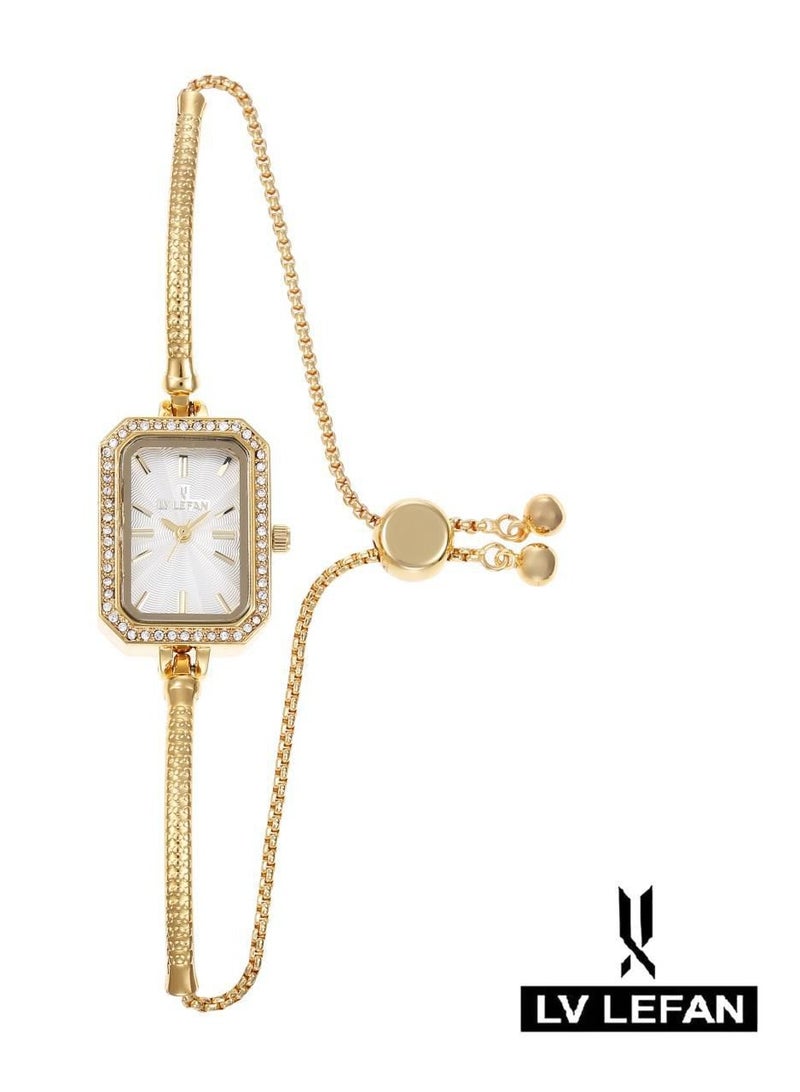 ساعه نسائيه من لف ليفان جديده وجذابه