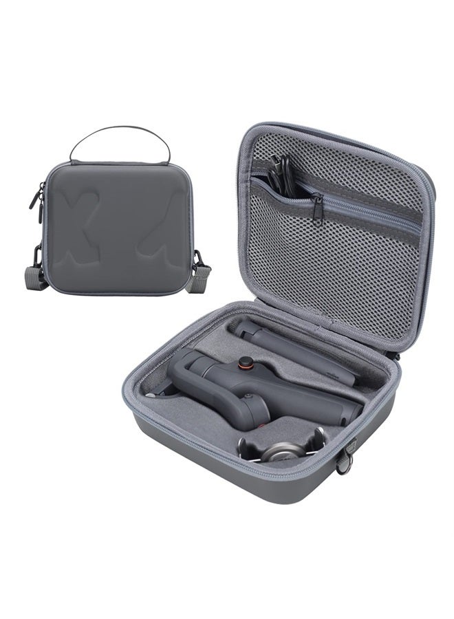 Flyekist Travel Case for DJI OM 6 - Portable Storage Bag Hardshell Carrying Case Fits DJI Osmo Mobile 6 Smartphone Gimbal Stabilizer and Accessories(Grey) - Image 1