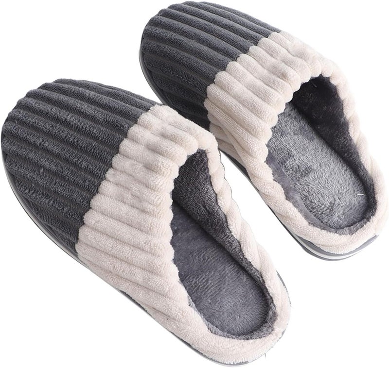 كلاراكو نعال شتوية نسائية دافئة ومريحة بتصميم مضاد للانزلاق، مريحة وسهلة الارتداء، هدايا مثالية للمنزل - Image 1