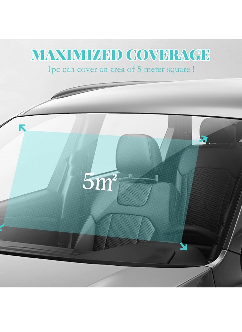 Excefore Nano Coat One Way Mirror for Privacy Protection Strengthened Glass Cleaning Sponge Car Window Brightening Sponge Wipe One Way Mirror for Windows Monitoring Rooms and Car Rearview Mirrors  - Image 3