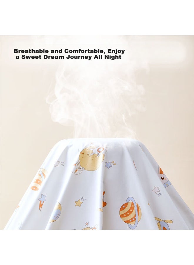 Cotton Moisturizing Mianzhirun Urine Pad, 7a Antibacterial, Waterproof, Washable, Breathable, Large Size Bed Sheet, For Elderly And Babies, Anti-urine Pad, 180*200cm - Image 3