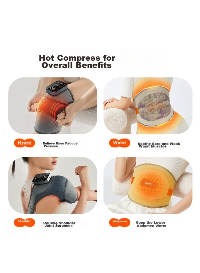 Keepfit Moxibustion Patch With Aged Mugwort And Safflower, Electric Heating Knee/waist Protector, 30 Pieces - Image 5