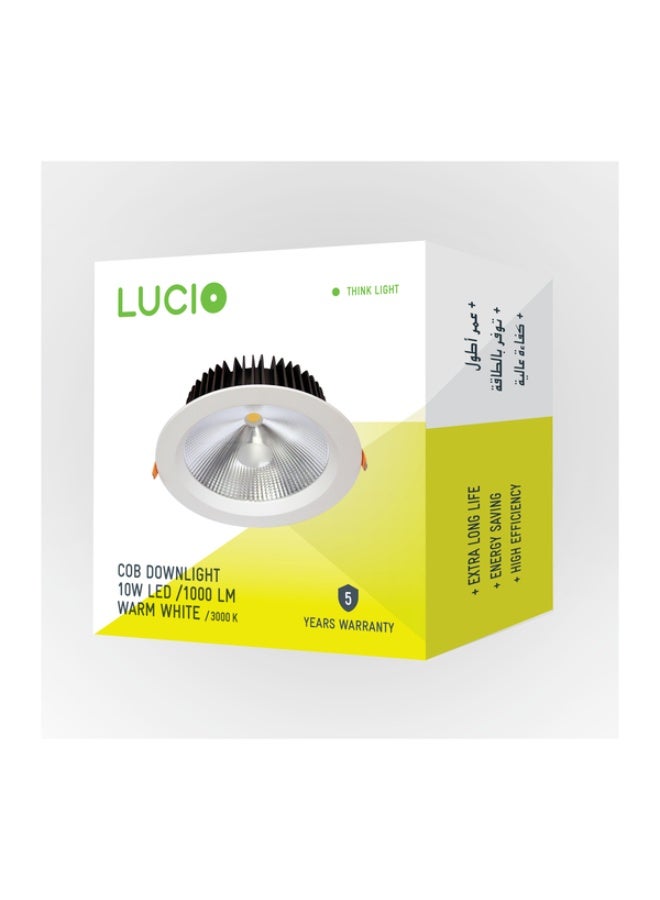 لوسيو ضوء سفلي 10 وات، ضوء دافئ أبيض - Image 1