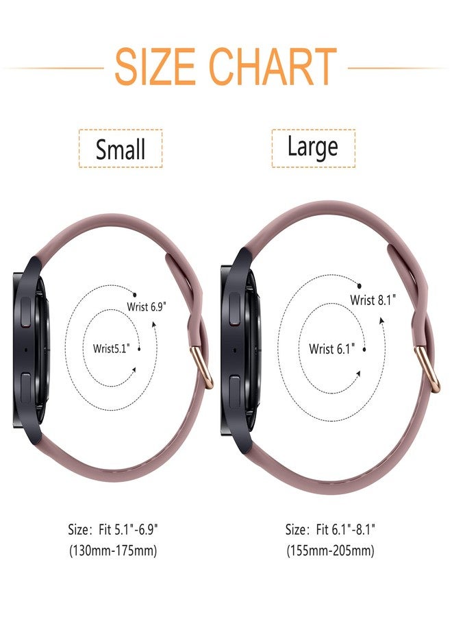 Meliya Silicone Bands Compatible with Garmin Venu 2 Plus / Venu Sq / Venu / Vivoactive 3 / Vivoactive 5 Watch Band, 20mm Soft Silicone Sport Replacement Strap for Garmin Vivomove HR, Forerunner 645 / 245 - Image 4