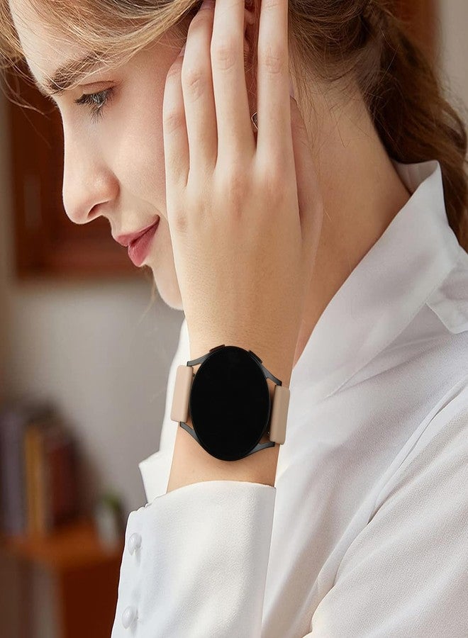 Meliya Silicone Bands Compatible with Garmin Venu 2 Plus / Venu Sq / Venu / Vivoactive 3 / Vivoactive 5 Watch Band, 20mm Soft Silicone Sport Replacement Strap for Garmin Vivomove HR, Forerunner 645 / 245 - Image 5