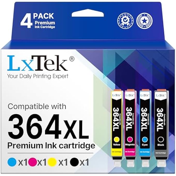 364XL COMPATIBLE FOR HP 364 364XL INK CARTRIDGES FOR HP DESKJET 3070A 3520 OFFICEJET 4620 4622 PHOTOSMART 5510 5520 5524 6510 6520 6515 7510 7520 B110A - Image 2